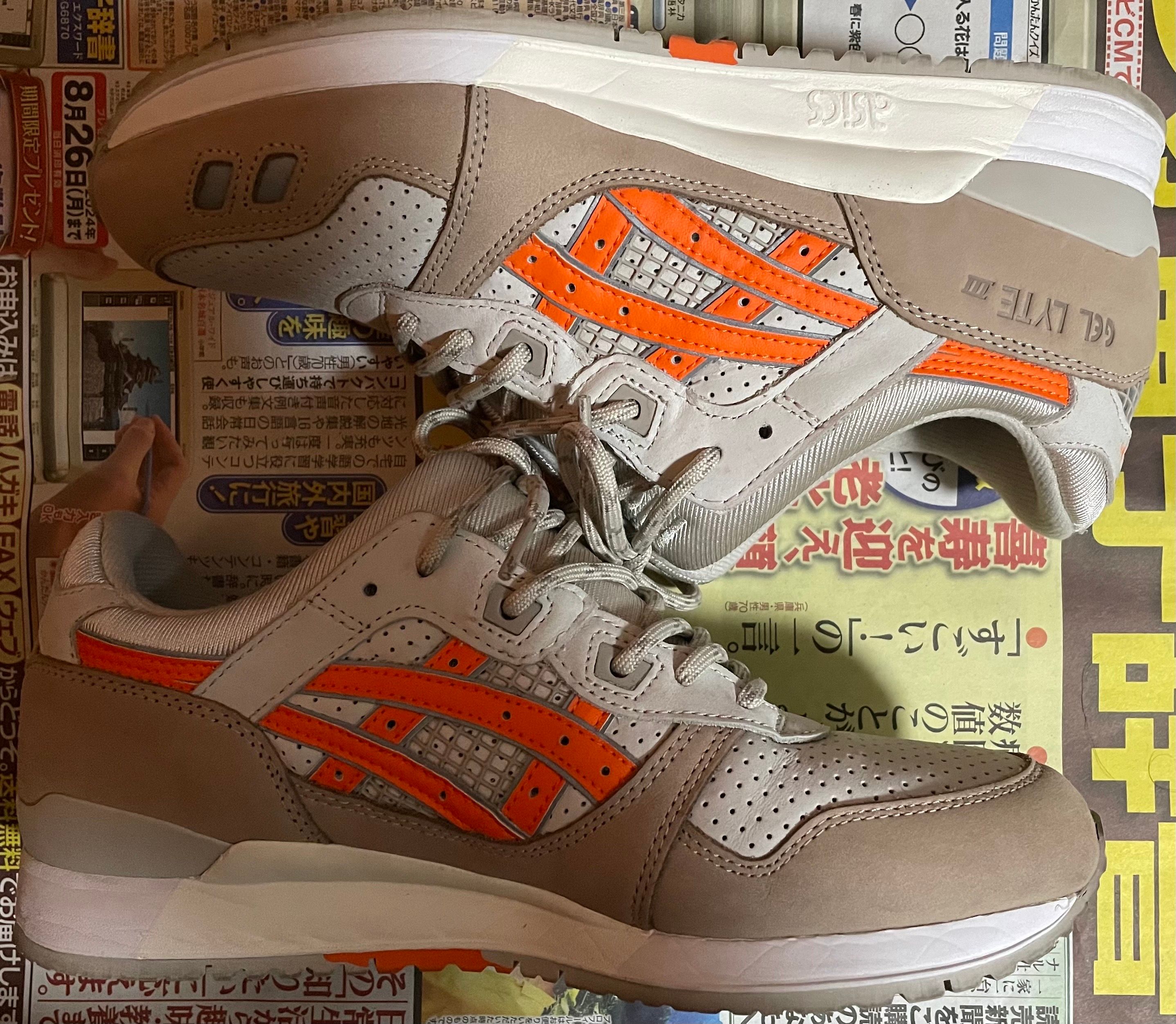 KITH × Asics Gel Lyte 3 Remastered "Super Orange"
