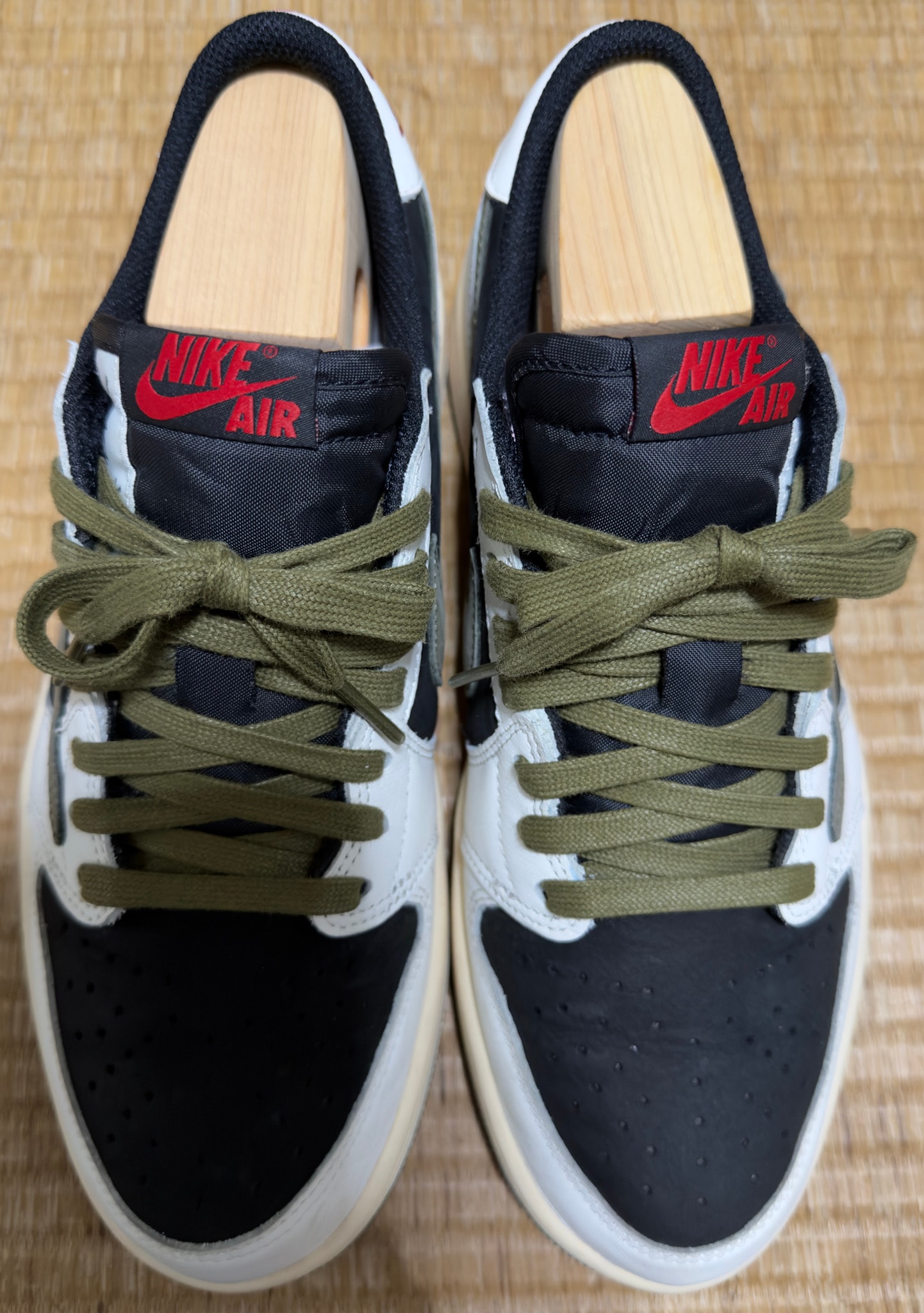 Travis Scott × Nike Women's Air Jordan 1 Low OG "Medium Olive"
