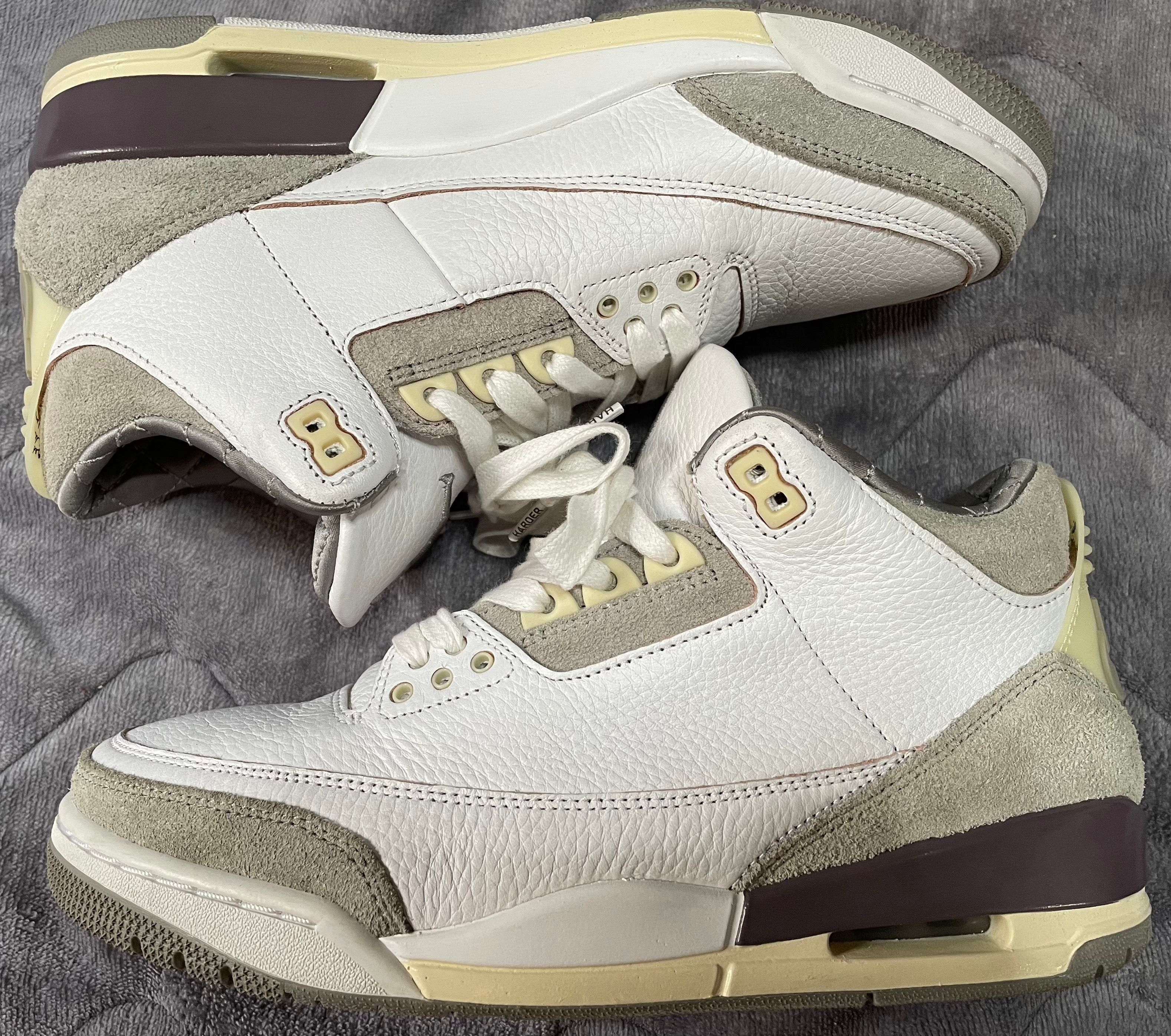 A Ma Maniere × Nike Women's Air Jordan 3 Retro SP "White/Medium Grey Violet Ore"