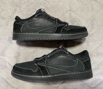 Travis Scott × Nike Air Jordan 1 Low OG SP "Black Phantom"