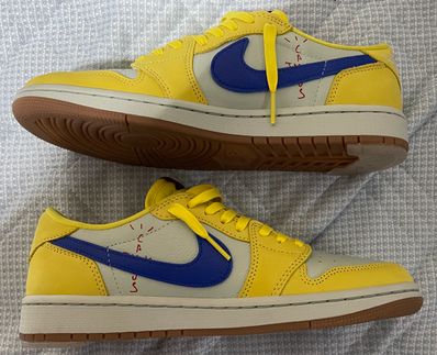 Travis Scott × Nike Women's Air Jordan 1 Retro Low OG "Canary"