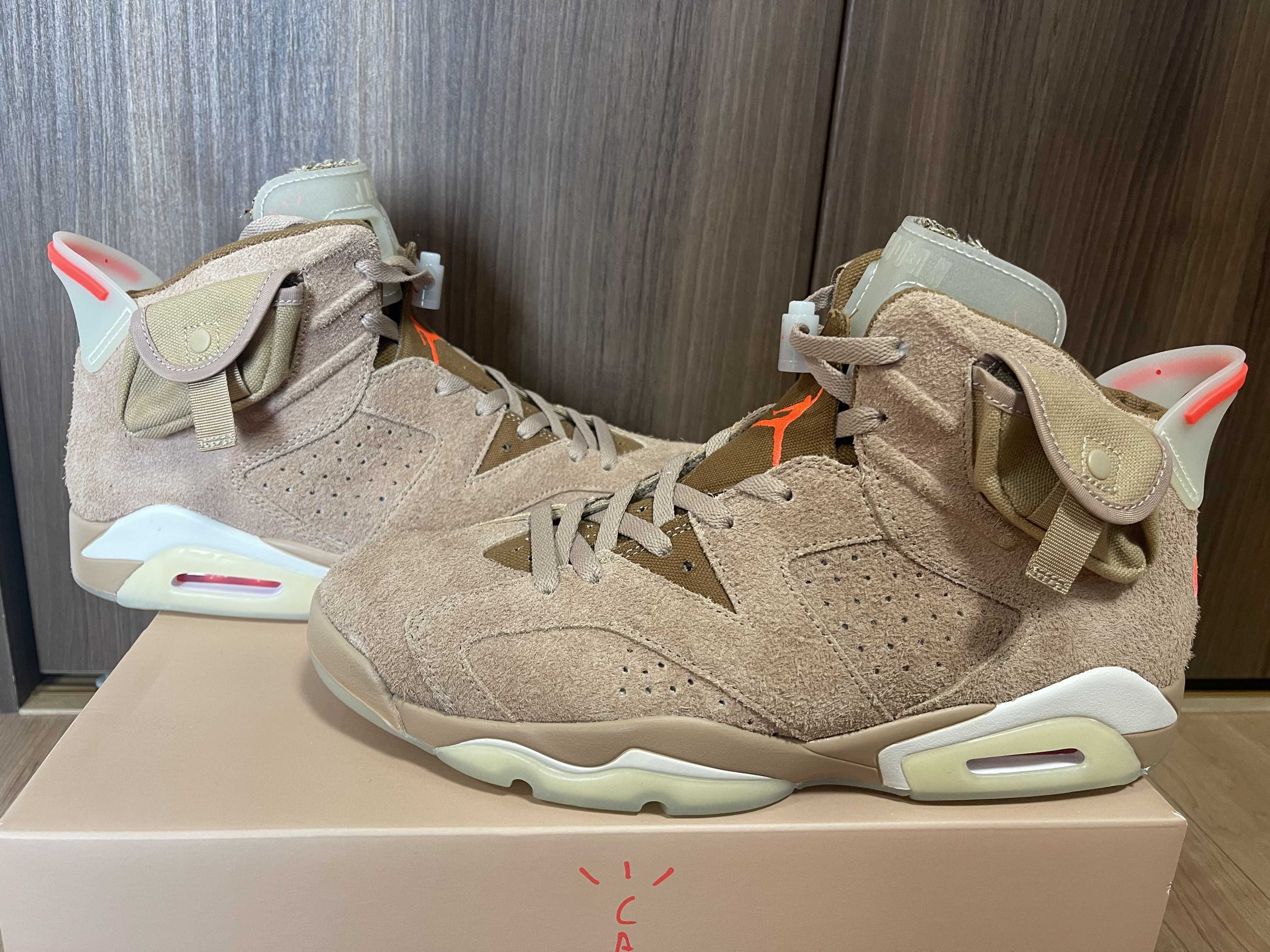 Travis Scott × Nike Air Jordan 6 "British Khaki"