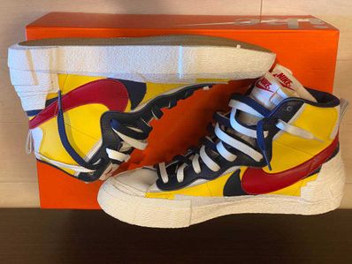 sacai × Nike Blazer Mid "Varsity Maize/Varsity Red"