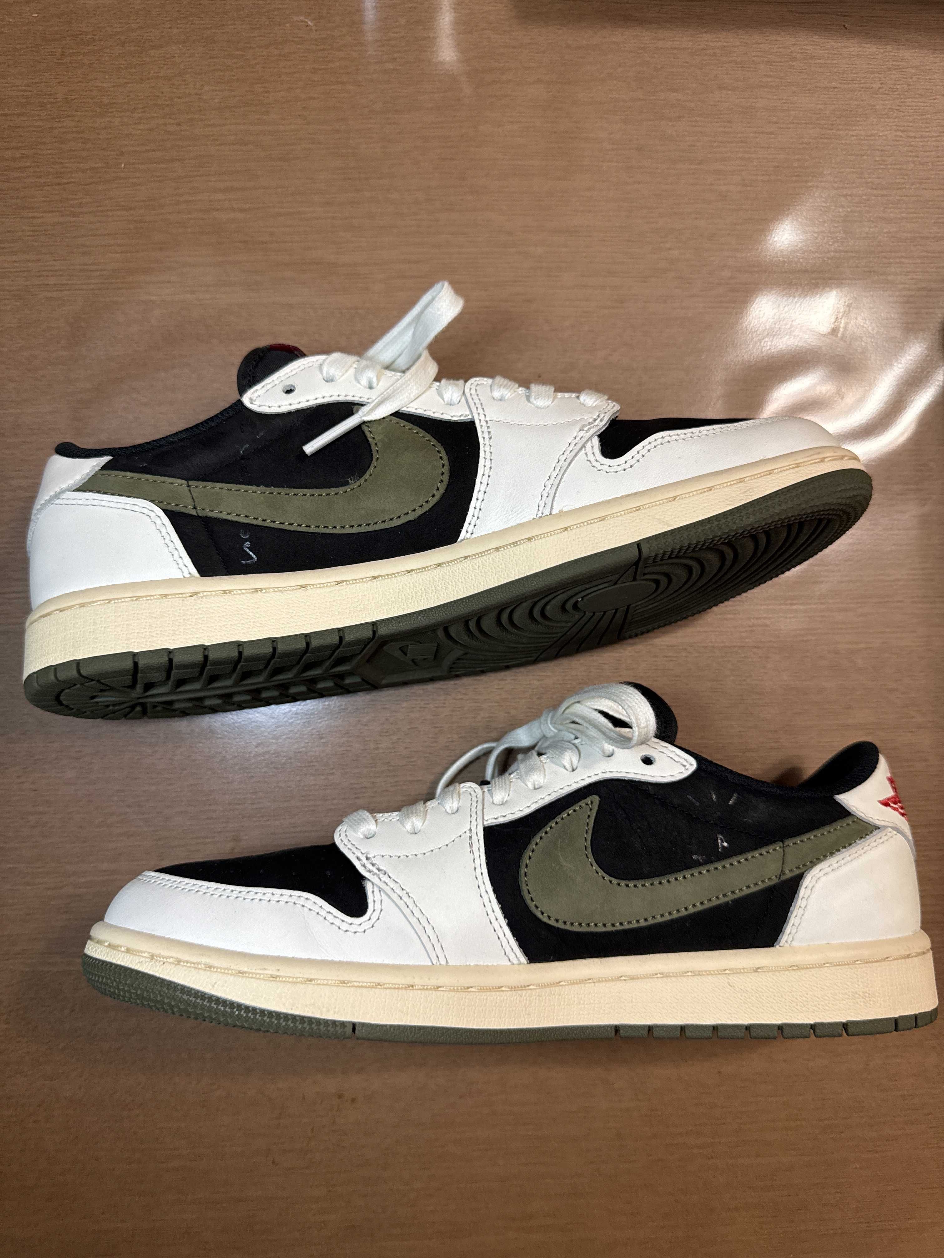 Travis Scott × Nike Women's Air Jordan 1 Low OG "Medium Olive"