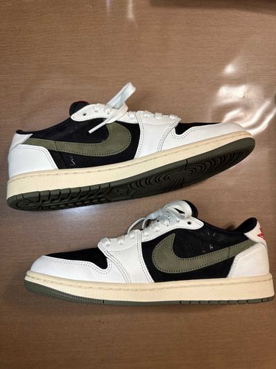 Travis Scott × Nike Women's Air Jordan 1 Low OG "Medium Olive"