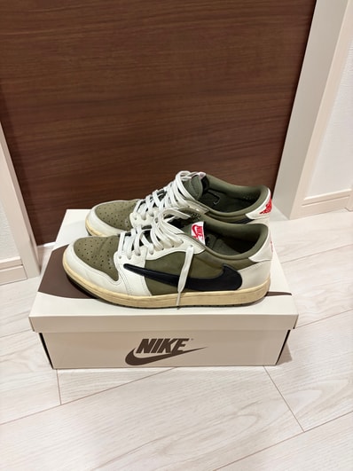 Travis Scott × Nike Air Jordan 1 Low OG SP "Reverse Olive"