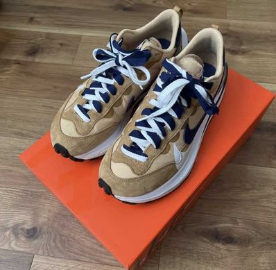 Sacai × Nike Vapor Waffle "Sesame And Blue Void"