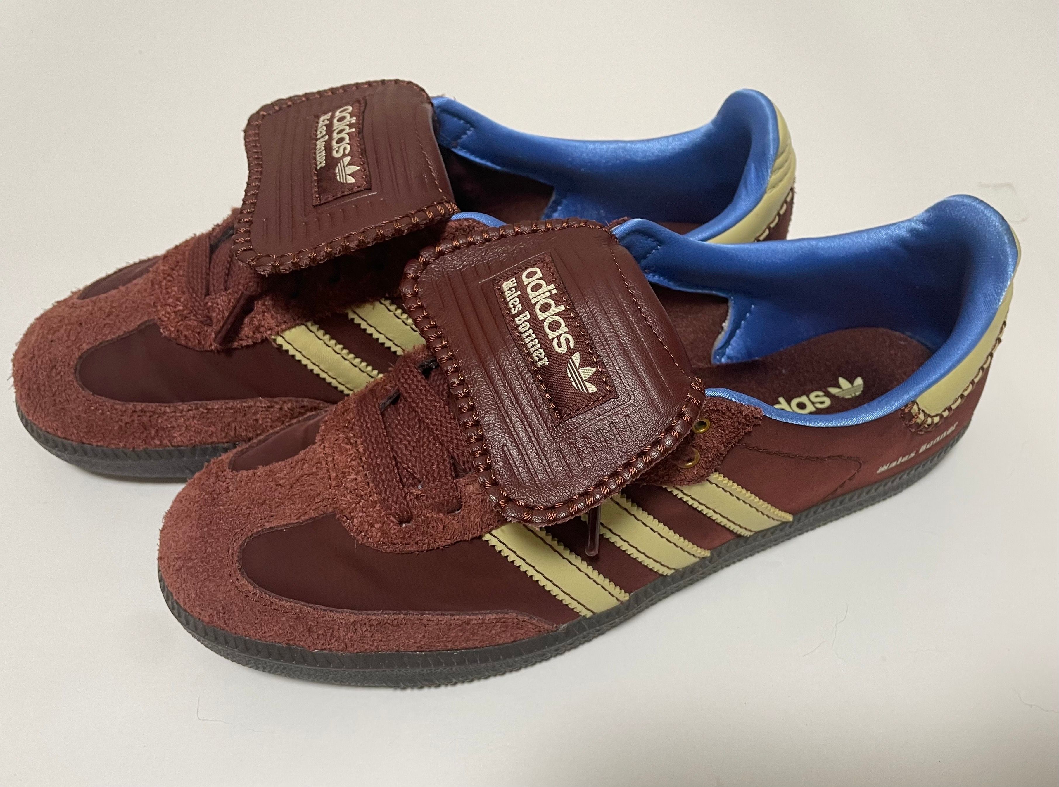 Wales Bonner × adidas Samba Nylon Low "Fox Brown/Sandy Beige/Lucky Blue"