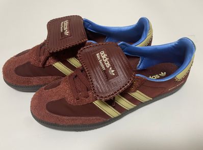 Wales Bonner × adidas Samba Nylon Low "Fox Brown/Sandy Beige/Lucky Blue"