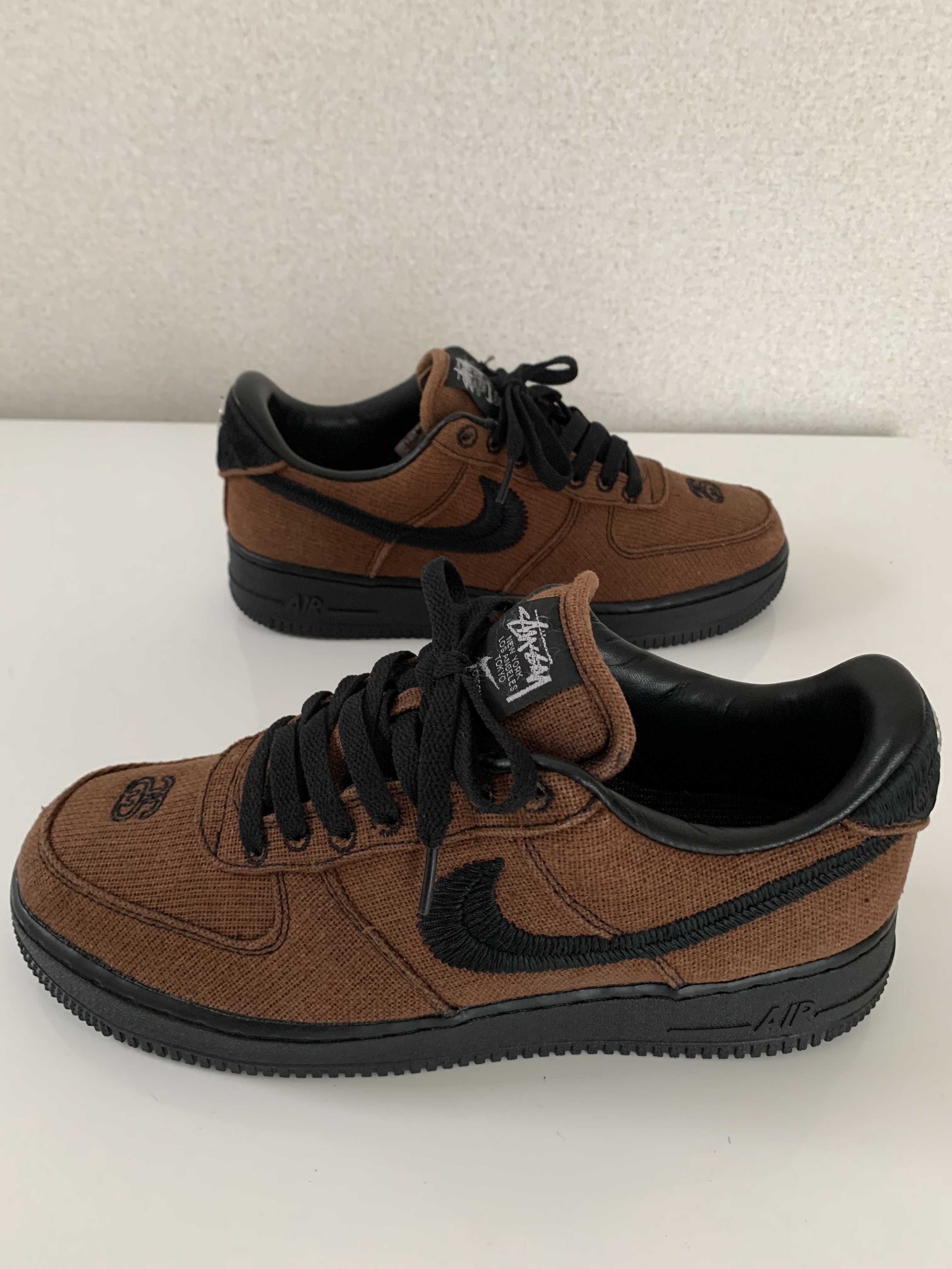 Stussy × Nike Air Force 1 Low "Triple Black"