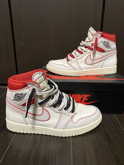 Nike Air Jordan 1 Retro High OG "Sail/University Red"