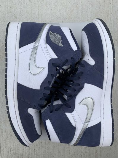 Nike Air Jordan 1 High OG CO.JP "White/Midnight Navy" (2020)(ブリーフケースなし)