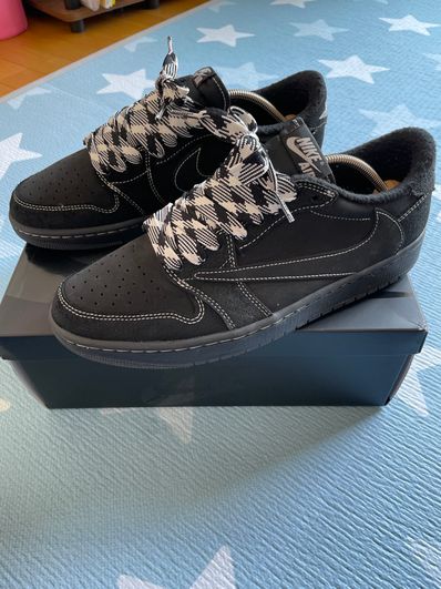 Travis Scott × Nike Air Jordan 1 Low OG SP "Black Phantom"