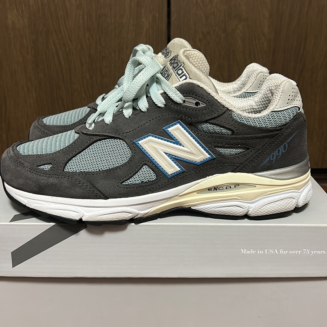 KITH × New Balance 990V3 "Steel Blue"