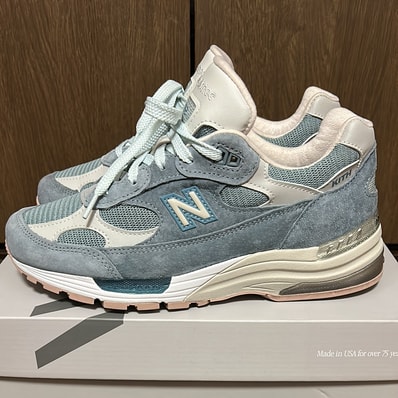 KITH × New Balance 992 "Aegean Blue/Shadow Gray"