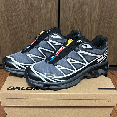 Salomon XT-6 GORE-TEX "Black/Ebony/Lunar Rock"