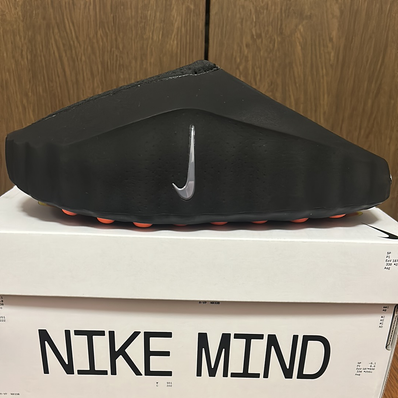 Nike Mind 001 Mules "Black/Hyper Crimson"