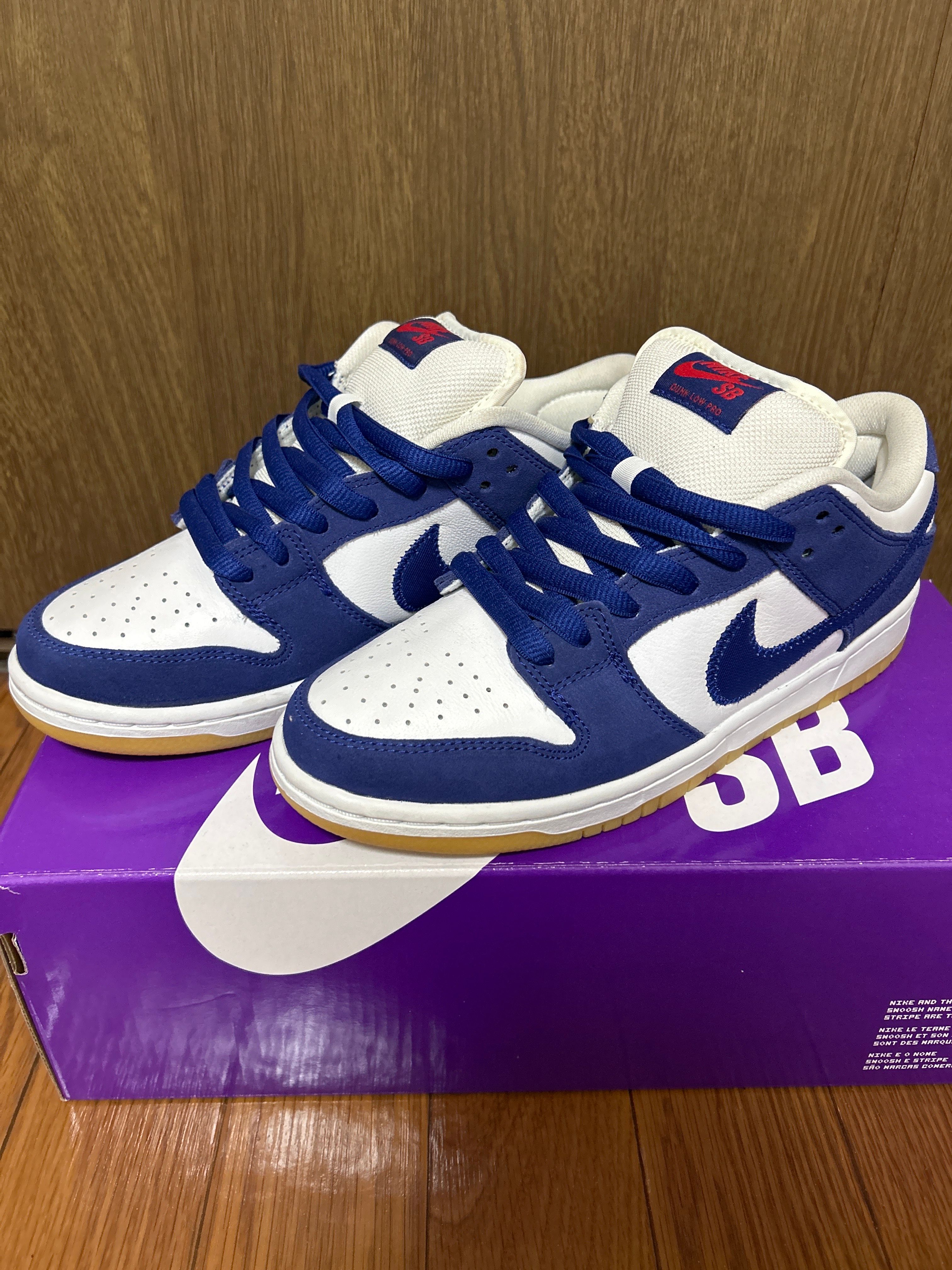 Nike SB Dunk Low "Los Angeles Dodgers/Deep Royal Blue"