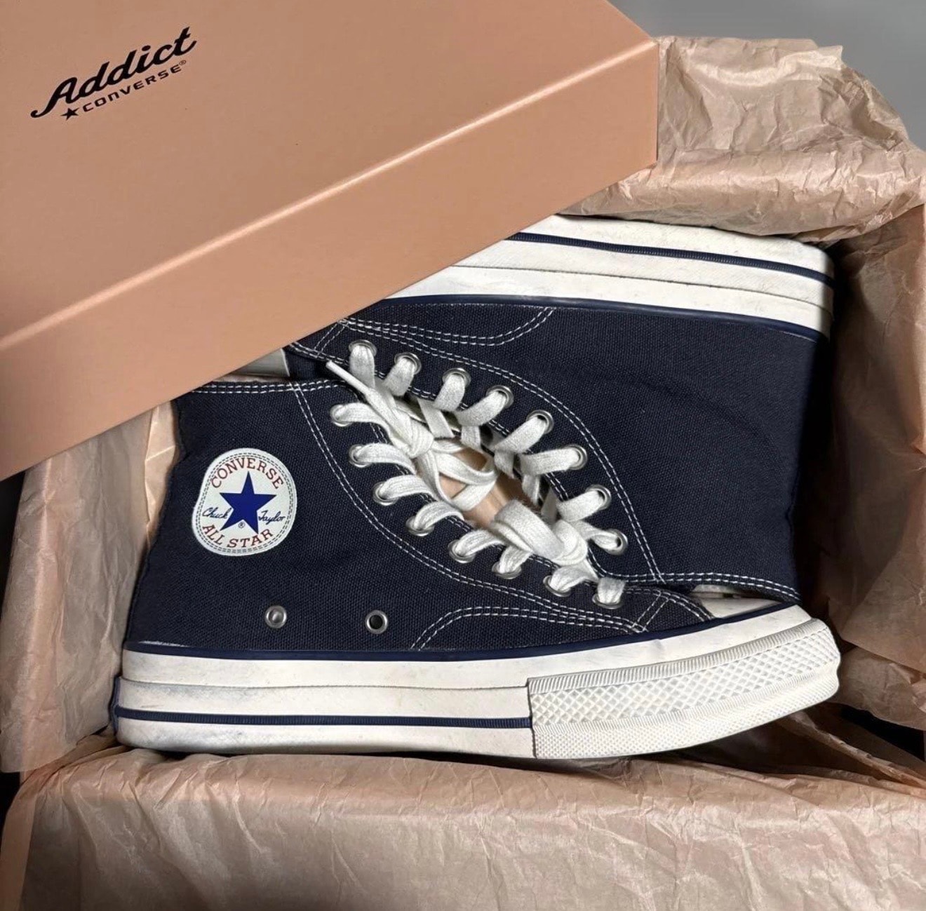 Converse Addict Chuck Taylor Canvas Hi "Navy Blue"