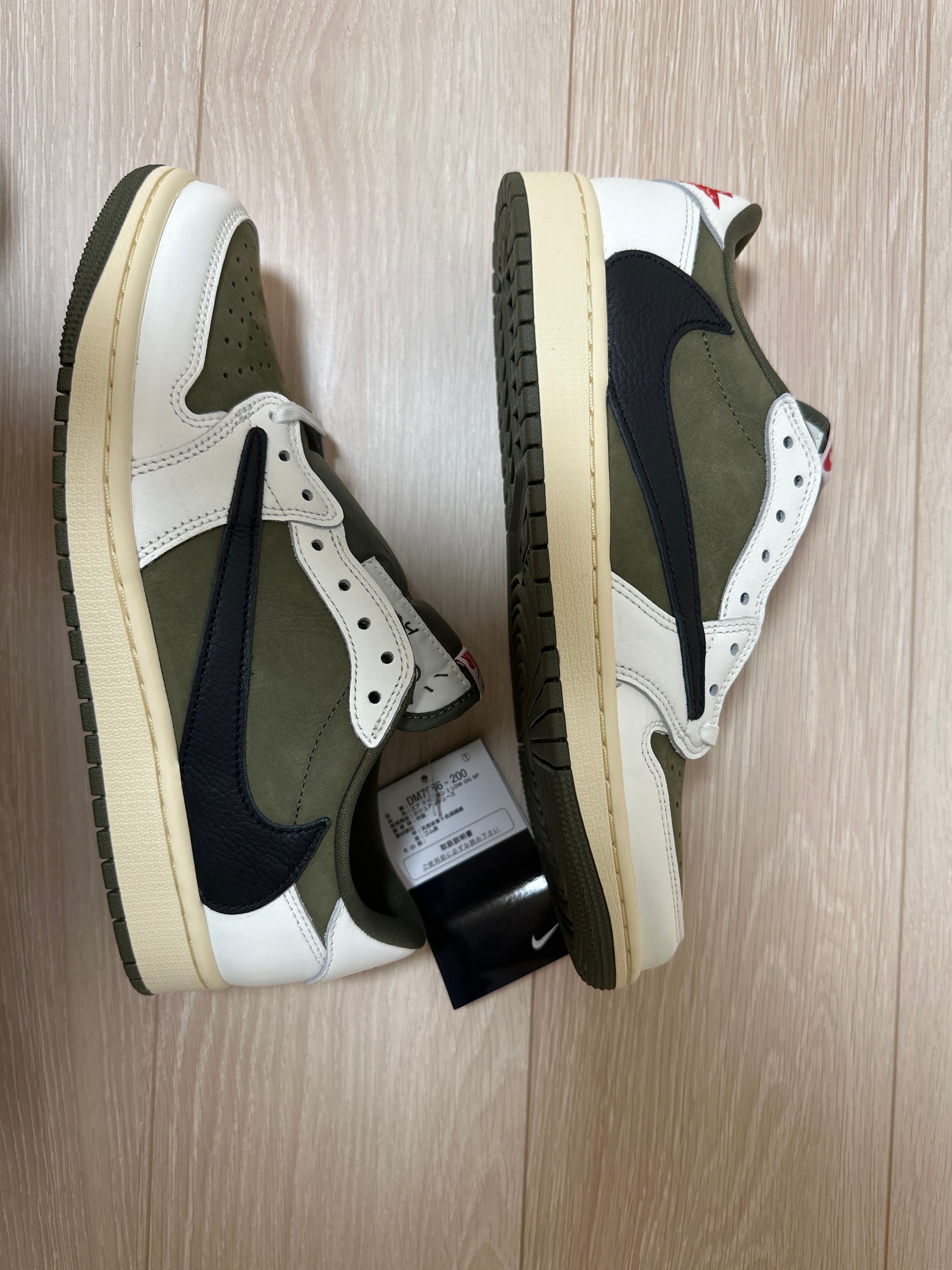 Travis Scott × Nike Air Jordan 1 Low OG SP "Reverse Olive"
