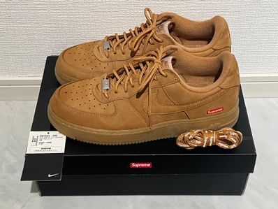 Supreme × Nike Air Force 1 Low "Flax/Wheat"