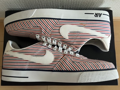 Nike Air Force 1 AC "White/Midnight Navy/Gym Red"