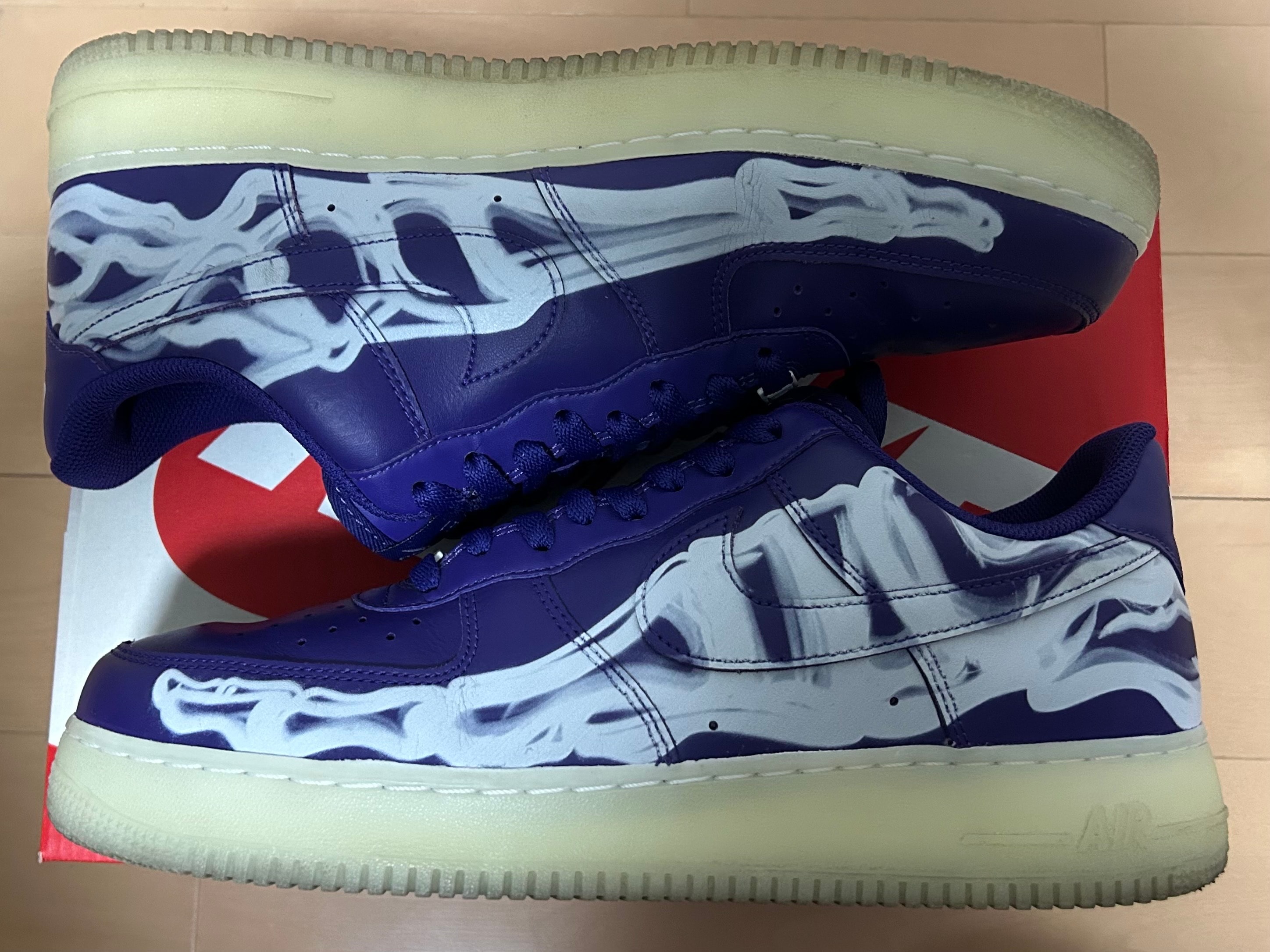 Nike Air Force 1 "Purple Skeleton"