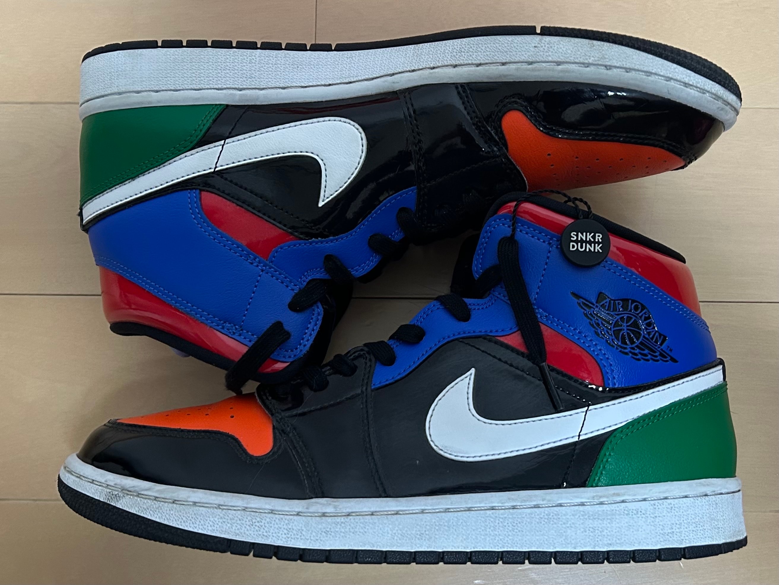 NIKE Women's AIR JORDAN 1 MID "PATENT BLEND"