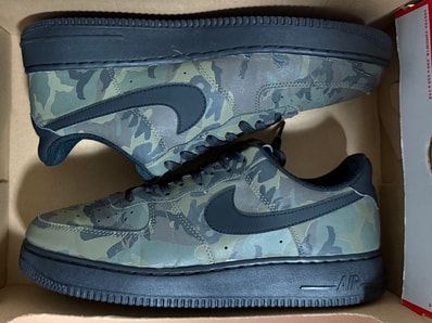 Nike Air Force 1 Low "Reflective Woodland Camo"