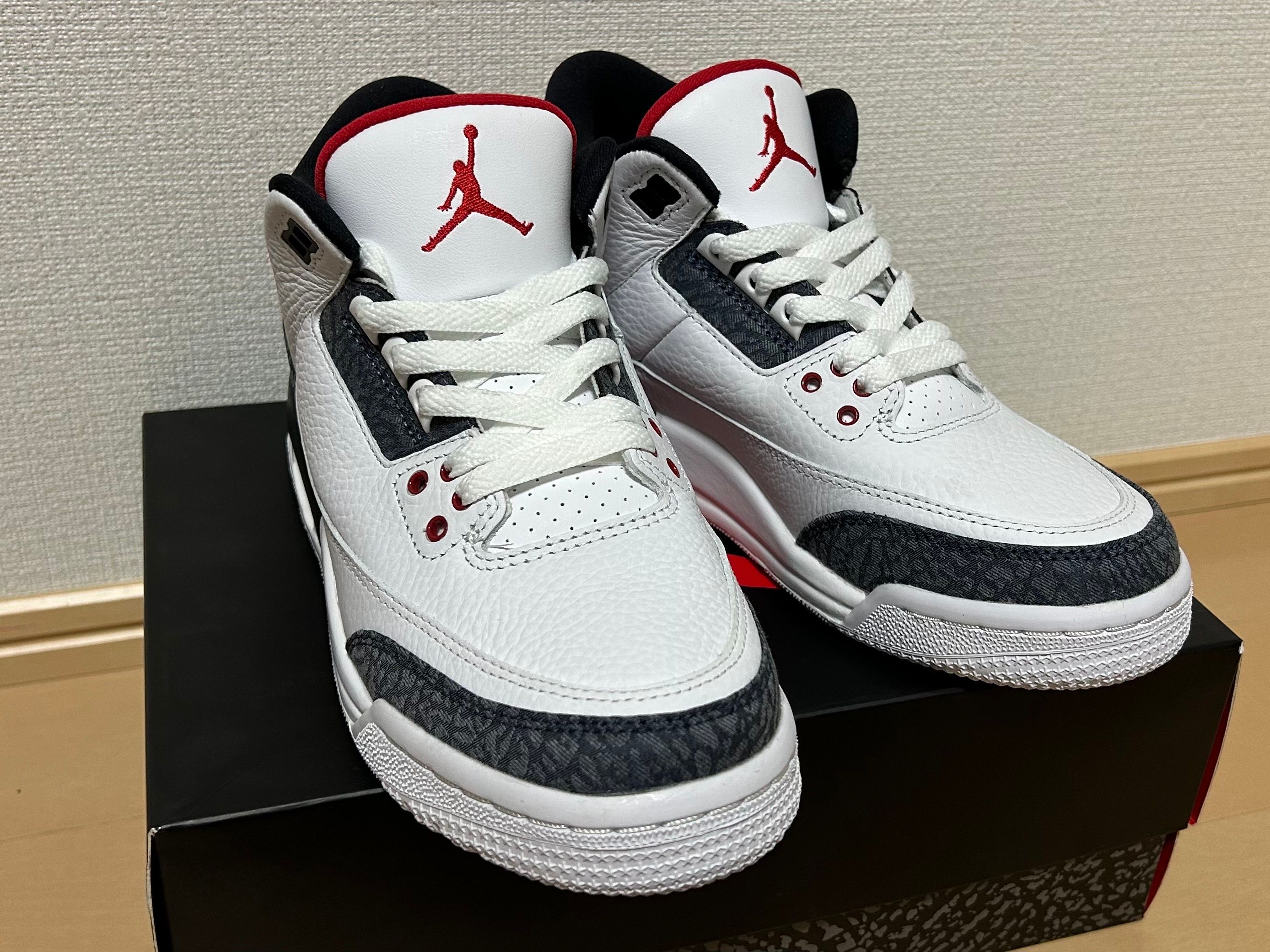 Nike GS Jordan 3 Retro SE-T JP "Fire Red Denim"