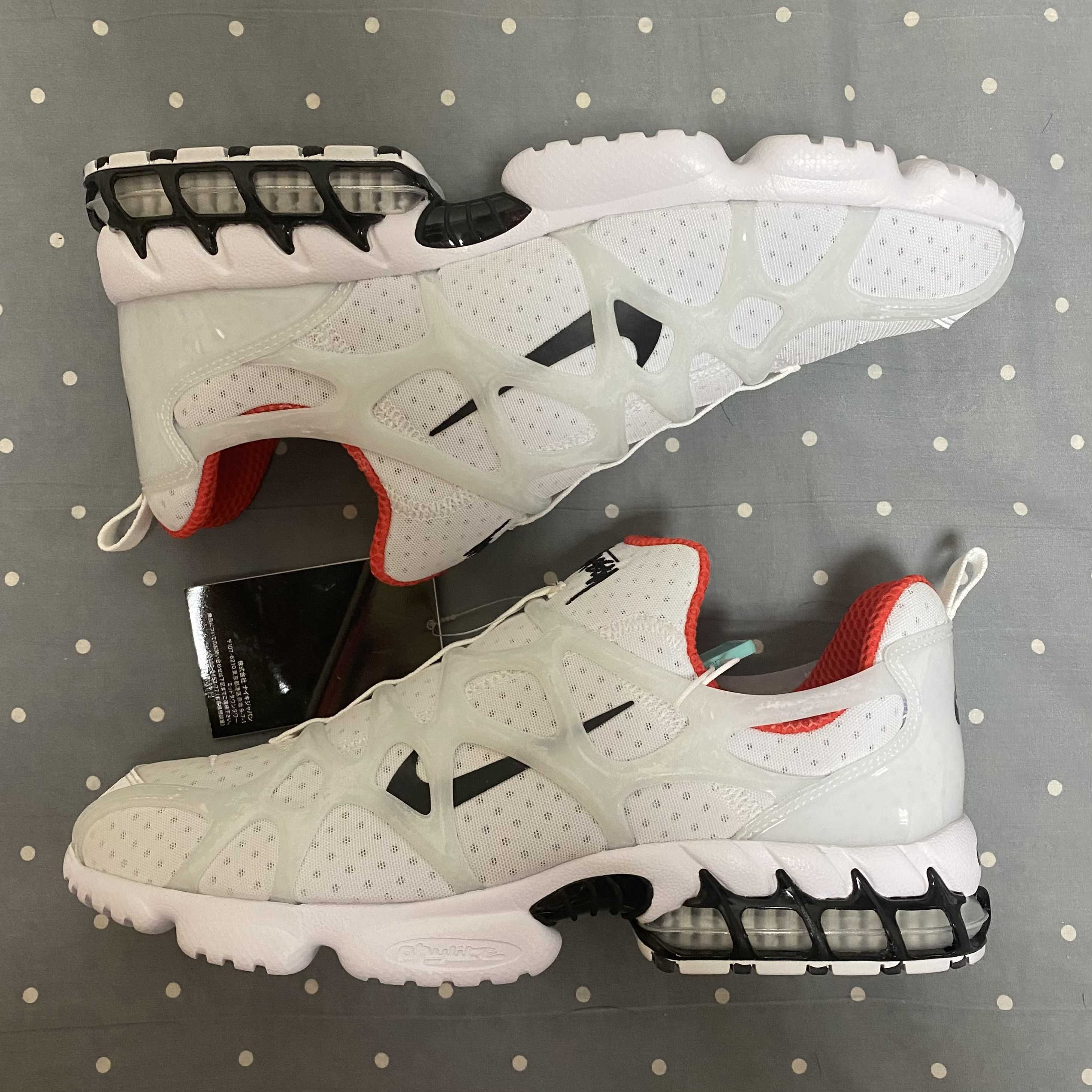 Stussy × Nike Air Zoom Kukini "White/Red"