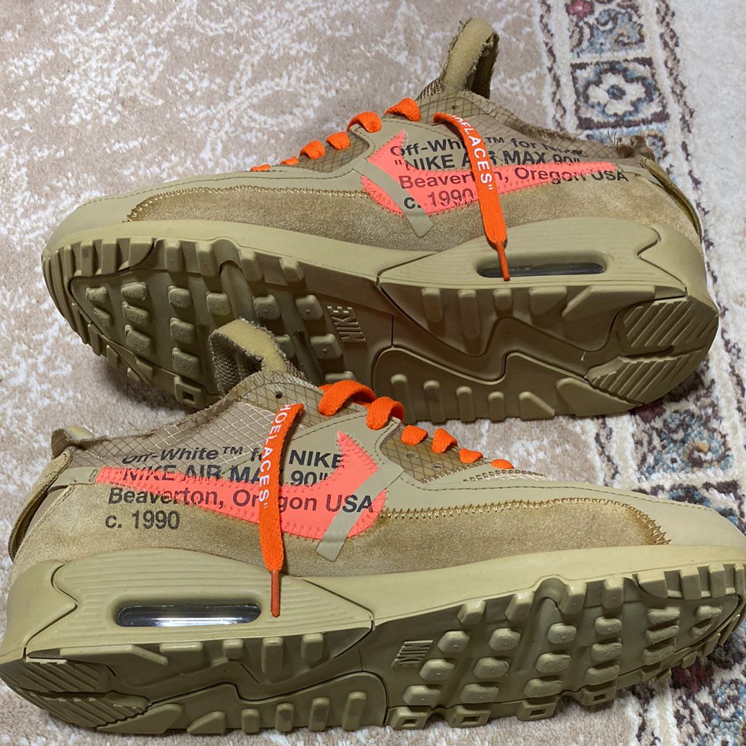 Off-White × Nike Air Max 90 "Desert Ore"