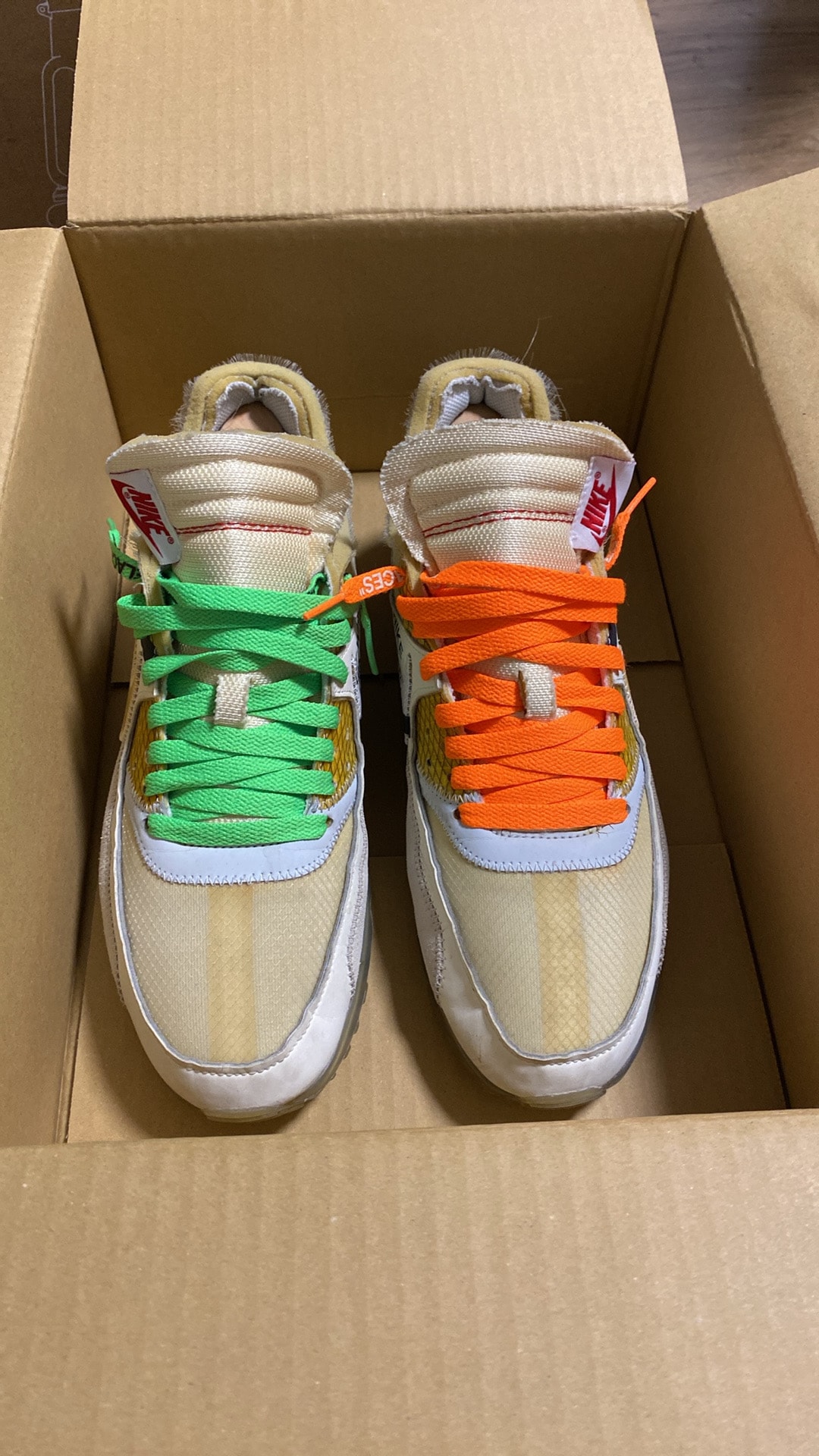 Off-White × Nike Air Max 90 "The 10/Sail"