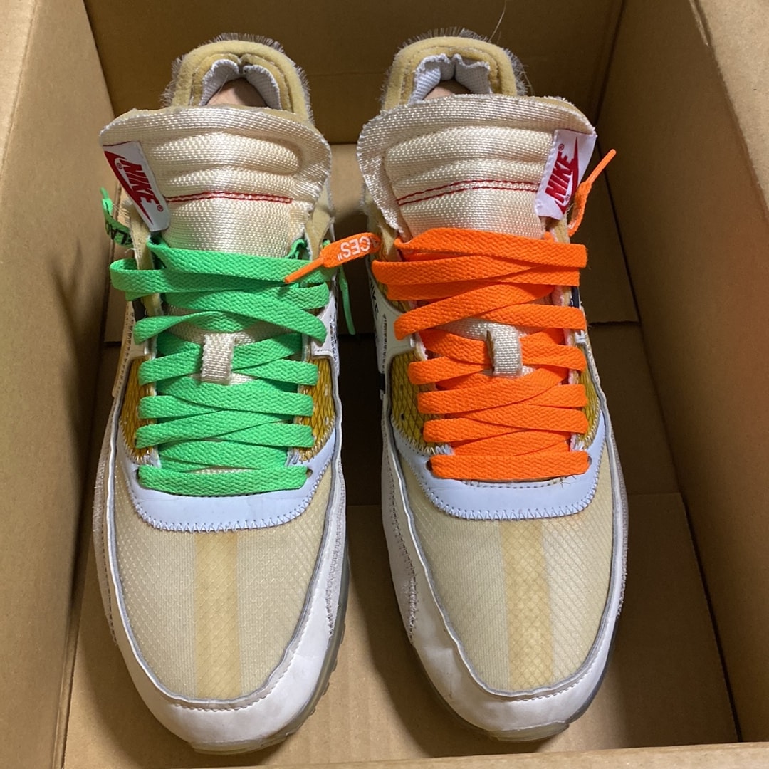 Off-White × Nike Air Max 90 "The 10/Sail"