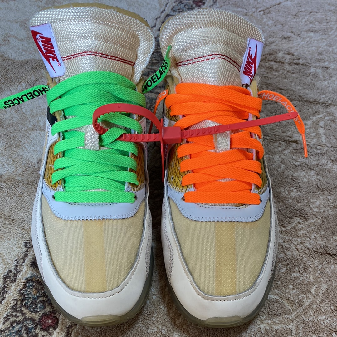 オフホワイト × ナイキ エアマックス90 "ザ テン/セイル"