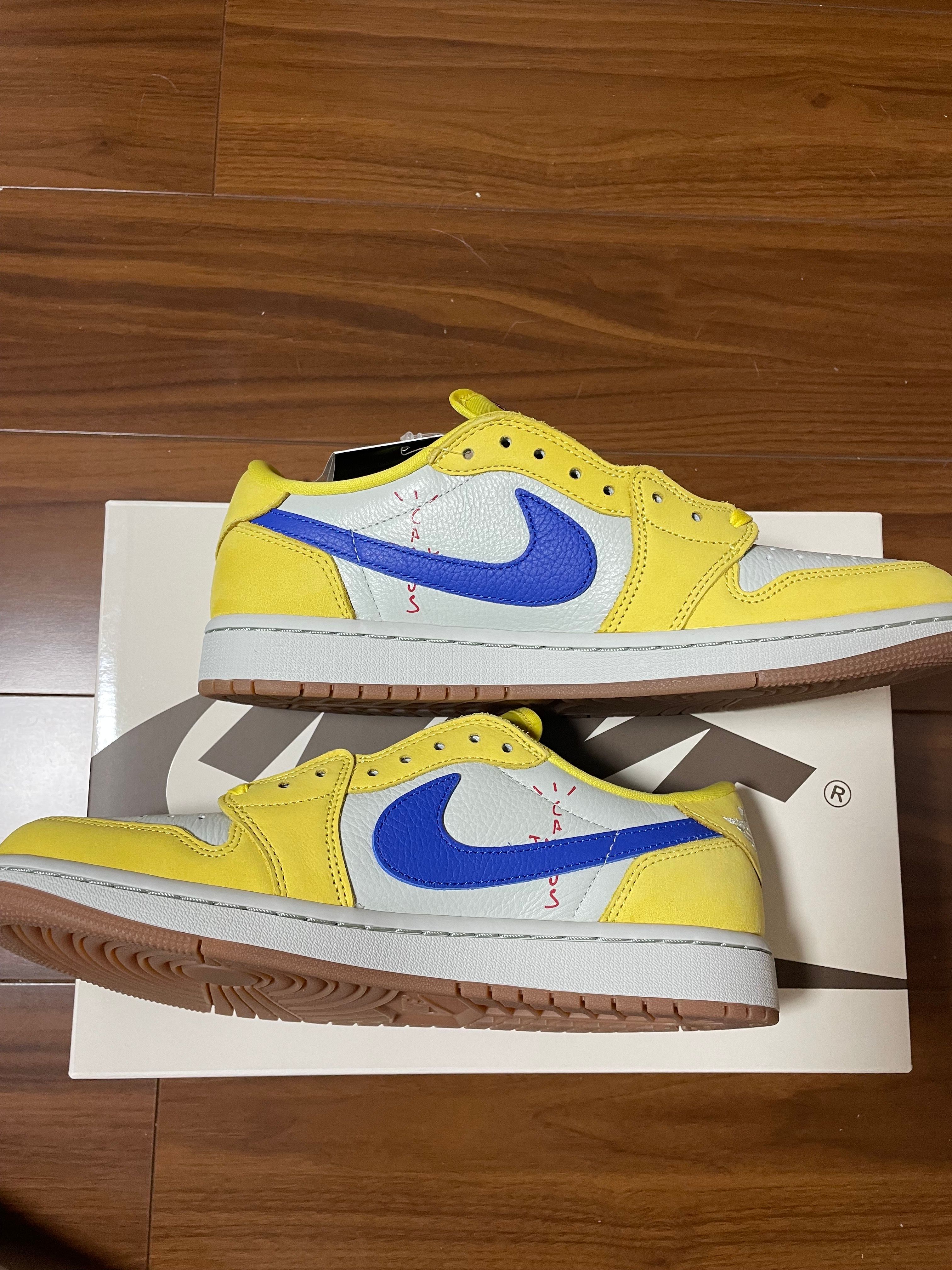 Travis Scott × Nike Women's Air Jordan 1 Retro Low OG "Canary"