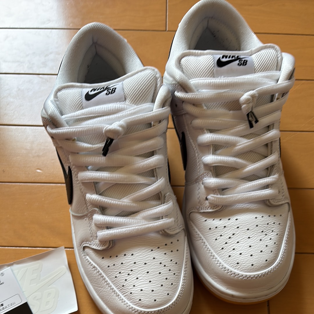 Nike SB Dunk Low Pro "White/Black-White-Gum Light Brown"