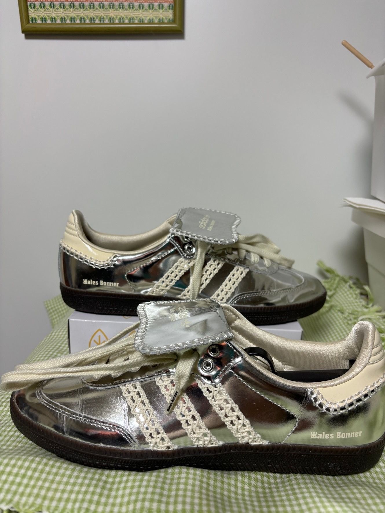 Wales Bonner × adidas Samba "Silver"