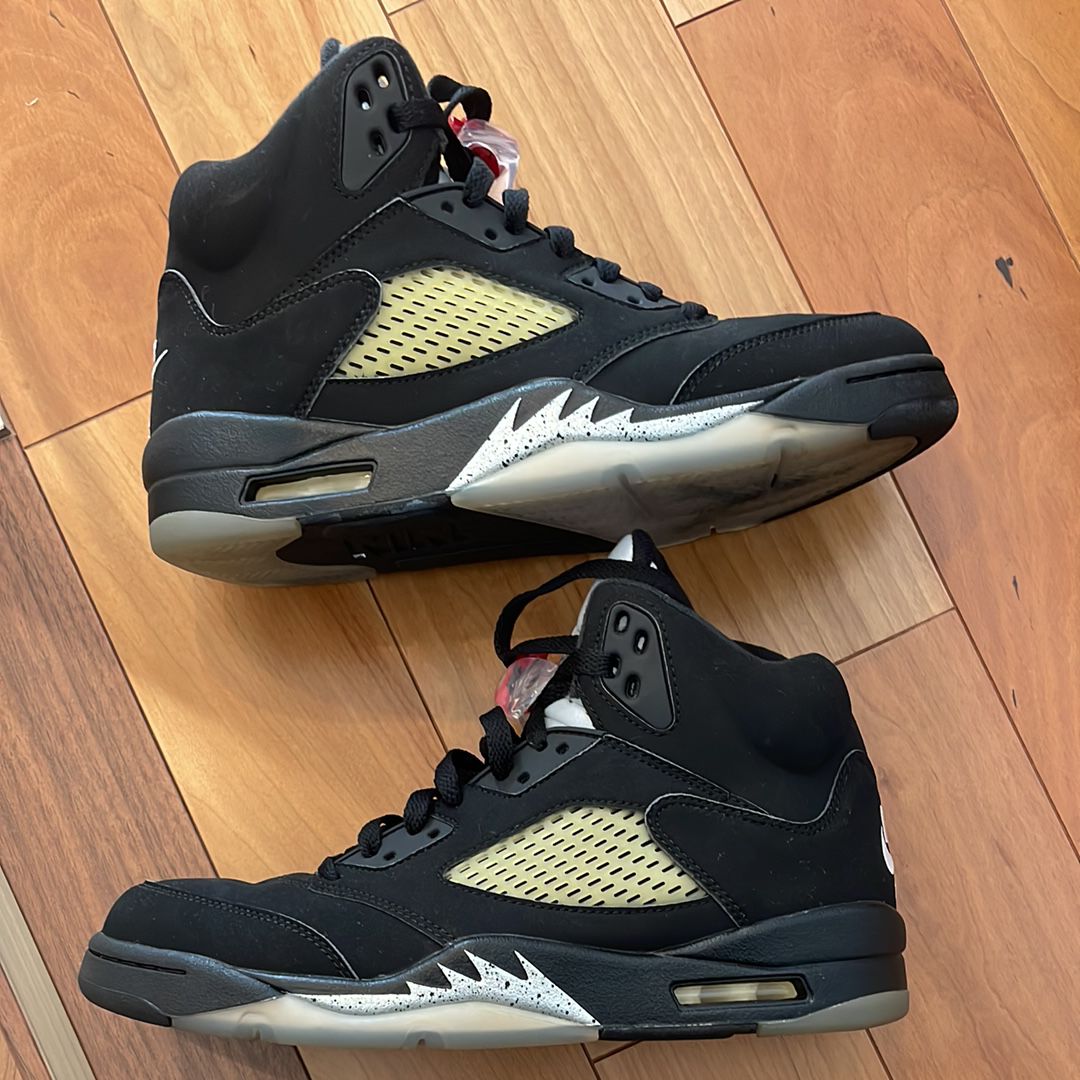 Nike Air Jordan 5 Retro OG "Black/Fire Red/Metallic Silver/White" (2016)