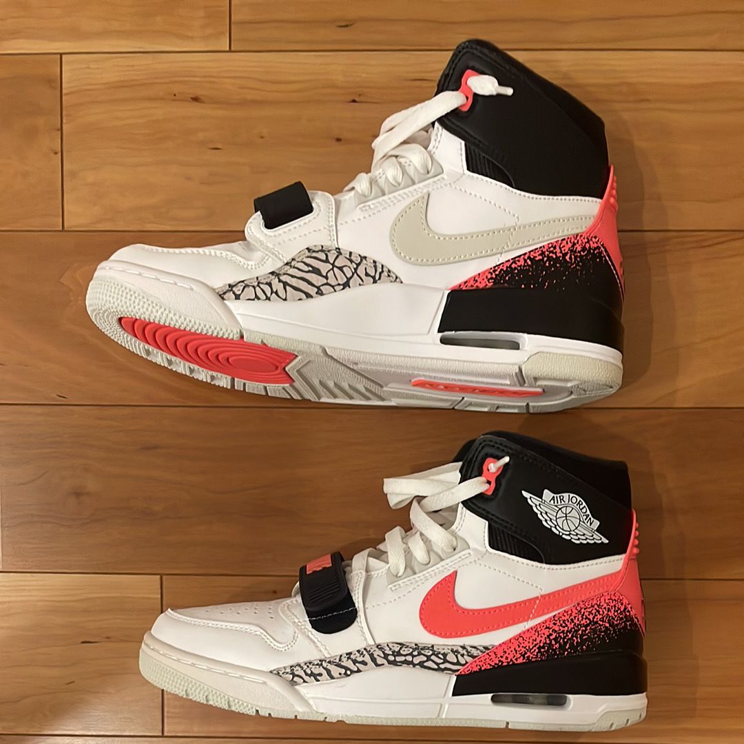 DON C × NIKE JORDAN LEGACY 312 HOT LAVA-BLACK-ZEN "GREY"
