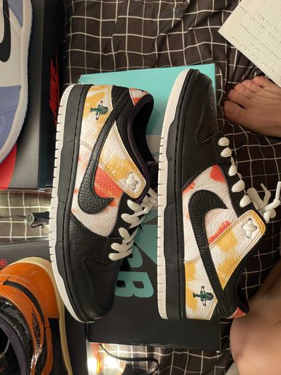 Nike SB Dunk Low "Raygun Tie-Dye/Black"