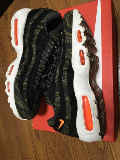 Carharte WIP × Nike Air Max 95 "Black/Sail/Total Orange"