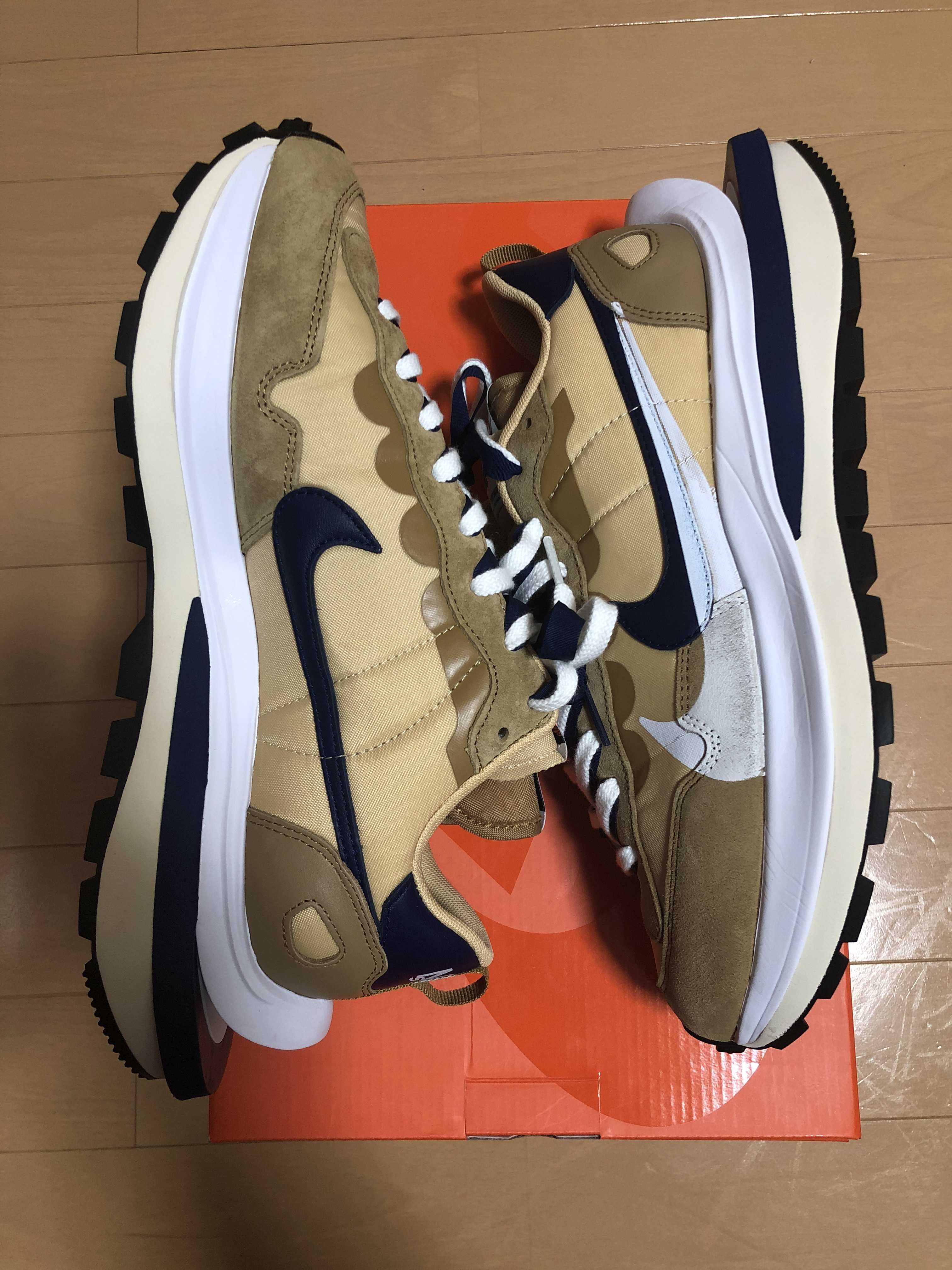 Sacai × Nike Vapor Waffle "Sesame And Blue Void"
