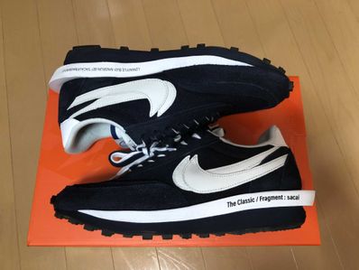 Fragment × sacai × Nike LD Waffle "Blackended Blue"