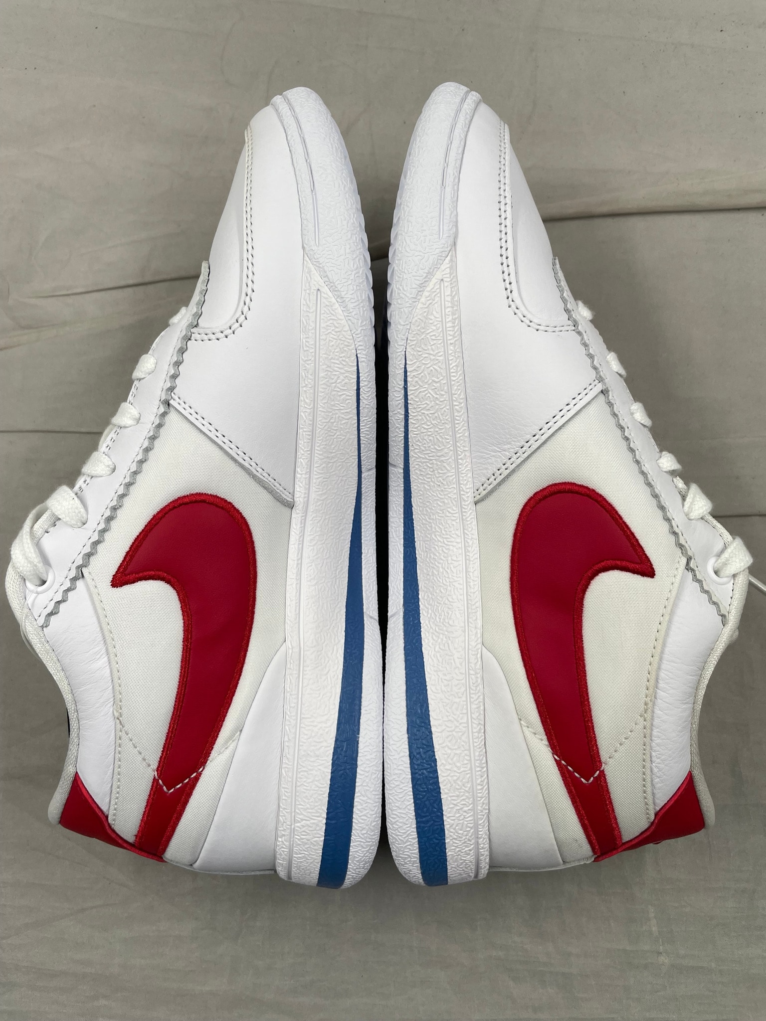 Nike Book 1 Cortez "Forrest Gump/White and Varsity Red" (FJ4250-105/FJ4249-105)