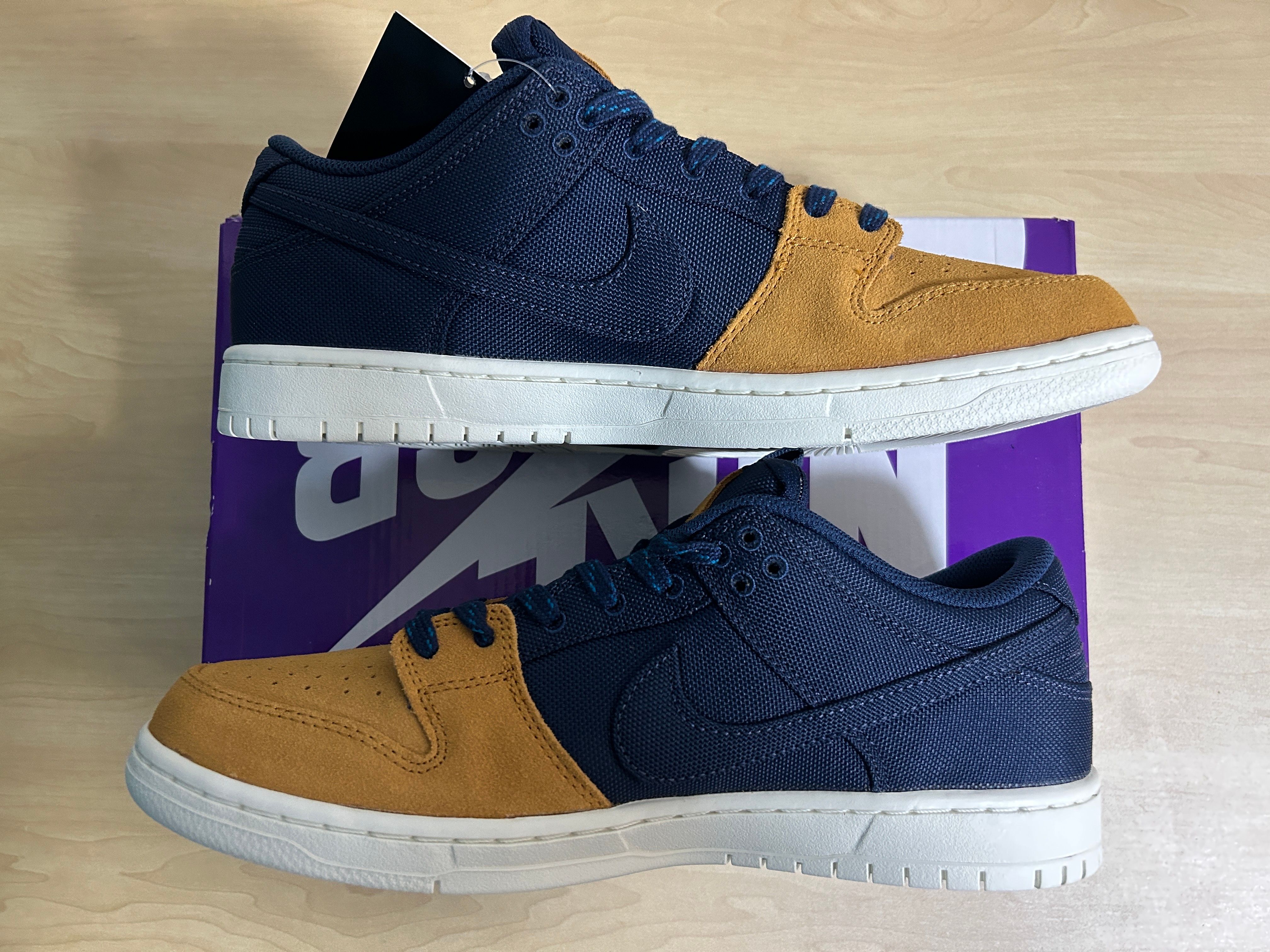 Nike SB Dunk Low "Desert Ochre and Midnight Navy"