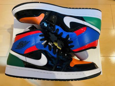 NIKE Women's AIR JORDAN 1 MID "PATENT BLEND"