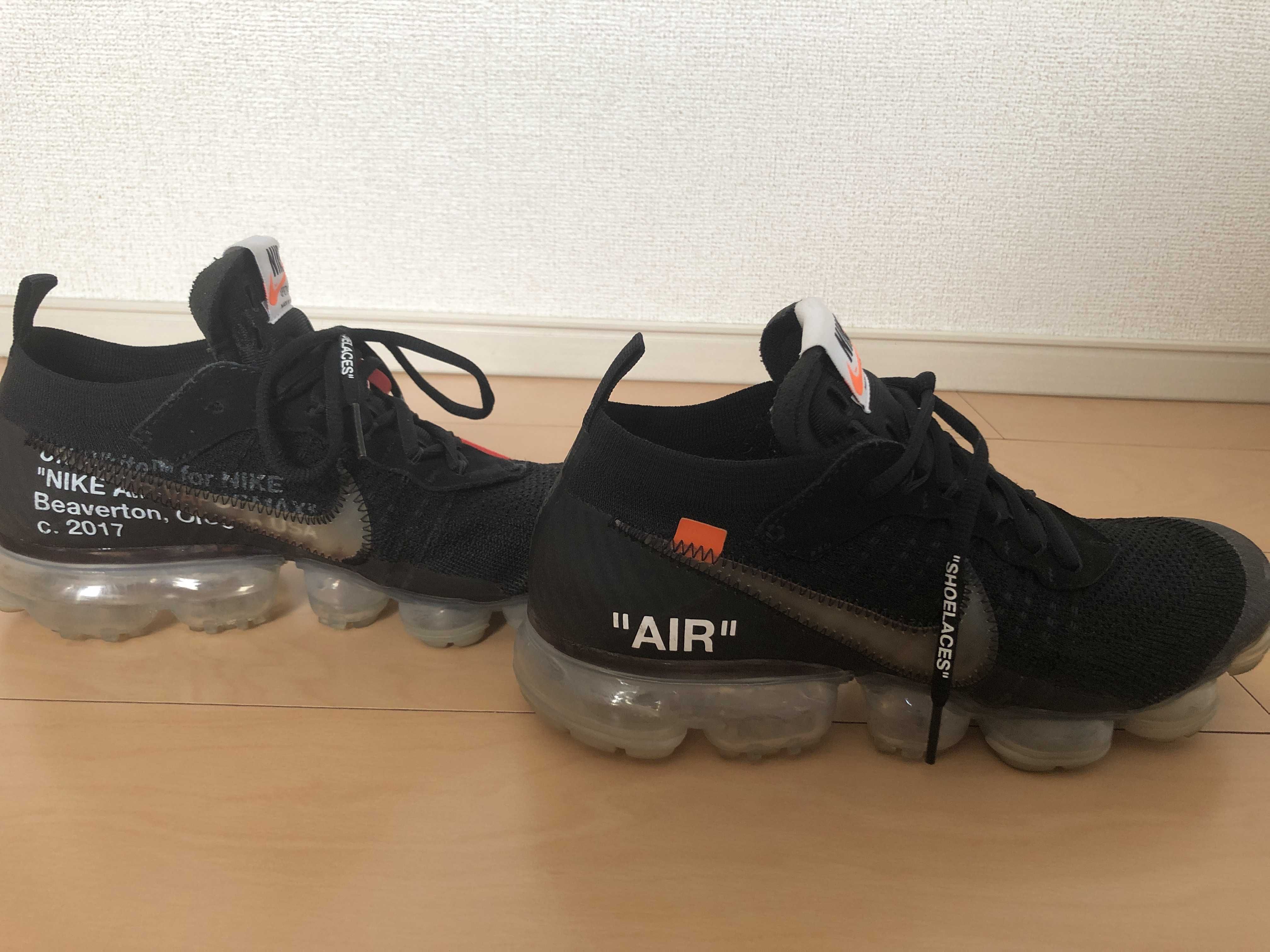 Off-White × Nike Air Vapormax "Black/Total Orange/Clear"