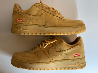 Supreme × Nike Air Force 1 Low "Flax/Wheat"