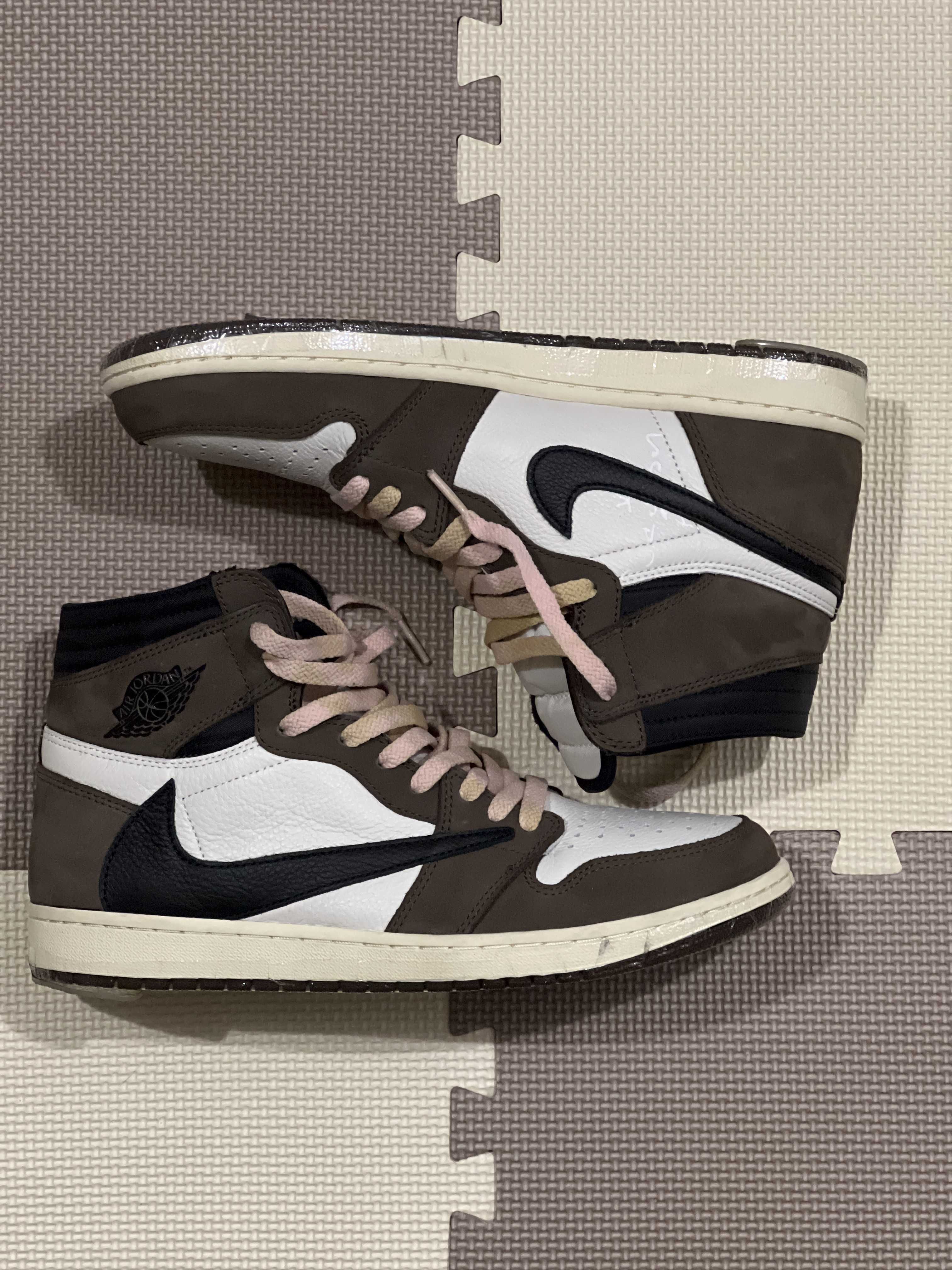 Travis Scott × Nike Air Jordan 1 Retro High OG TS SP "Sail/Dark Mocha"